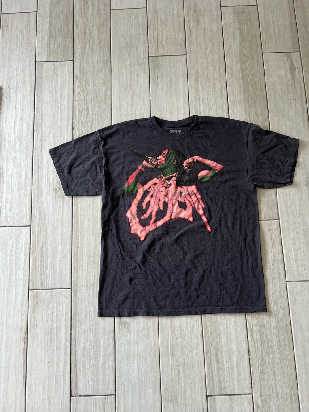 Polo G Standard Capalot Vintage Mens SIZE XLARGE T Shirt Black